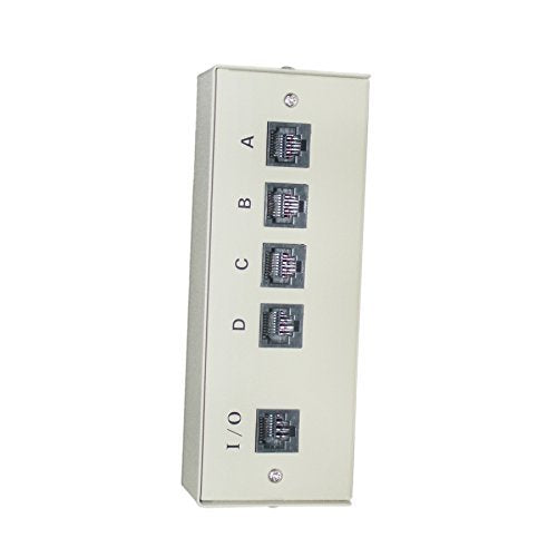 Abcd 4 Way Telephone Network Switch Box, Rj45 Female